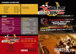 Dépliant d'information - Karting XtremeFun08 2018