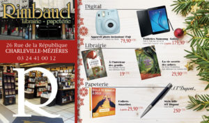 Publicité presse - Librairie Papeterie Rimbaud 2018